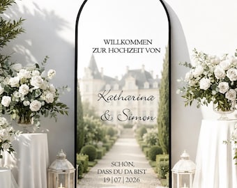 Schriftzug Spiegel | Personalisierung Spiegel | Hochzeit Sticker | Schriftzug Aufkleber | Personalisierung Sticker | Spiegelplot
