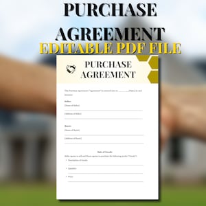 Koopovereenkomst Koop- en verkoopcontract, verkoopcontract, koopcontract voor zakelijk verkoopcontract, afdrukbaar contract bewerkbaar