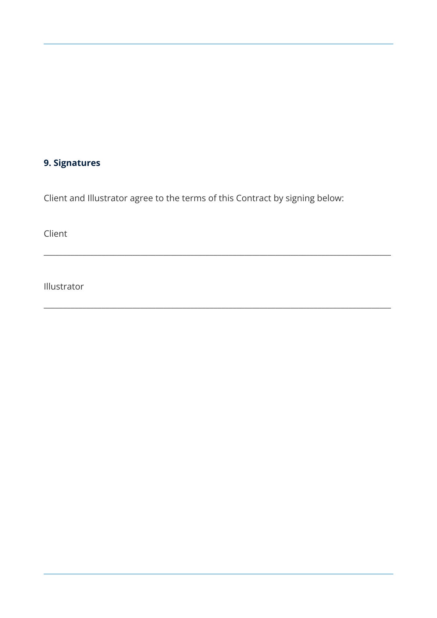 Illustration Contract Template Freelance Illustrator Agreement Illustration Contract Template Freelance Illustrator Agreement
