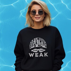 Moletom adulto com gola redonda Swim Humor