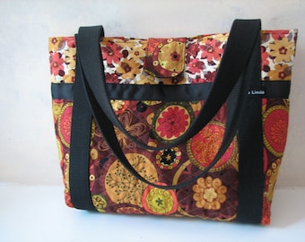 Autumn Floral Quilted Purse