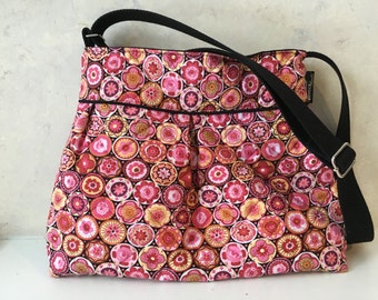 Pink Medallion Quilted purse