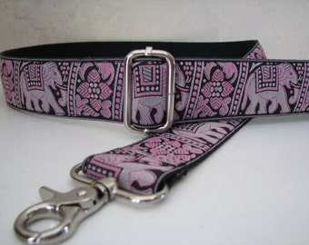 Purple Elephant Custom Bag Strap