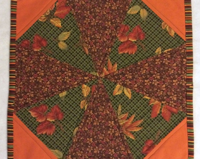 Fall Forest Whispers Quilted Table Topper NCU0NNT1248