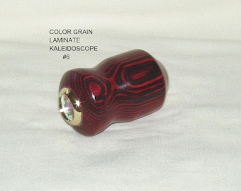 Kaleidoscope, Mini, Artisan Handcrafted,"Color Grain" Wood Laminate #6, Gift for All Ages