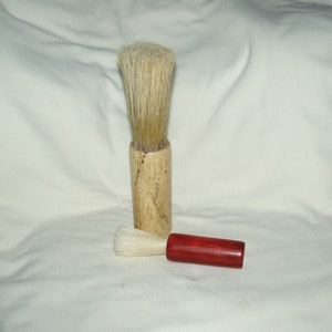 Hog Bristle Brushes #6, Artisan Handcrafted Handles in Exotic Woods, Duster for Musical Instruments, Keyboards, Monitors, iPads, Static Free