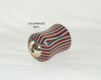 Kaleidoscope, Mini, Artisan Handcrafted, Colorwood #214, Colorwood Laminate Wood, Colorful Patterns, Gift for All Ages
