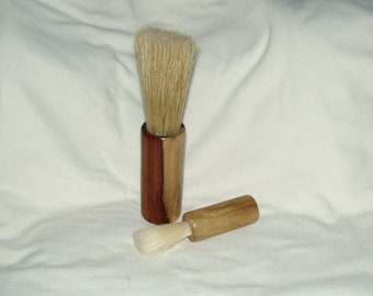 Hog Bristle Brushes #3, Artisan Handcrafted Handles in Exotic Woods, Duster for Musical Instruments, Keyboards, Monitors, iPads, Static Free