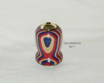 Kaleidoscope, Mini, Artisan Handcrafted, Colorwood #211, Colorwood Laminate Wood, Colorful Patterns, Gift for All Ages