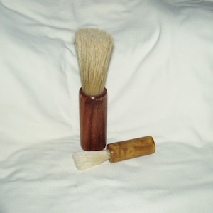 Hog Bristle Brushes #1, Artisan Handcrafted Handles in Exotic Woods, Duster for Musical Instruments, Keyboards, Monitors, iPads, Static Free