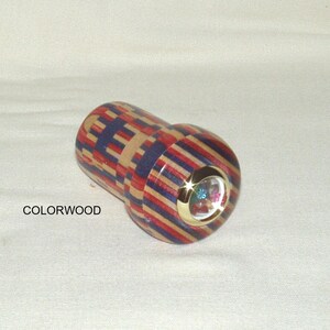 Handcrafted Colorwood Mini Kaleidoscope - Artisan Gift