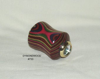 Kaleidoscope, Mini, Artisan Handcrafted, Dymondwood #733, Dymondwood Laminate Wood, Colorful Patterns, Gift for All Ages