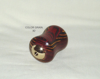 Kaleidoscope, Mini, Artisan Handcrafted, Color Grain #2, Color Grain Laminate Wood, Gift for All Ages