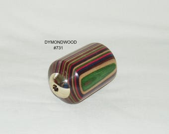 Kaleidoscope, Mini, Artisan Handcrafted, Dymondwood #731, Dymondwood Laminate Wood, Colorful Patterns, Gift for All Ages