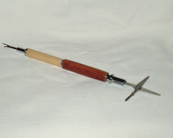 Handcrafted Seam Ripper and Mini Scissors Kit: Spalted Alder & Karin ...