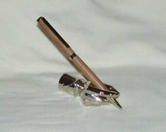 Pen, Slimline, Artisan Handcrafted, Pacific Madrone Wood, Office, School, Gift, Graduation, Christmas, Men, Women