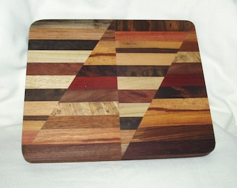 Artisan Exotic Wood Charcuterie Board: Handcrafted Serving Board