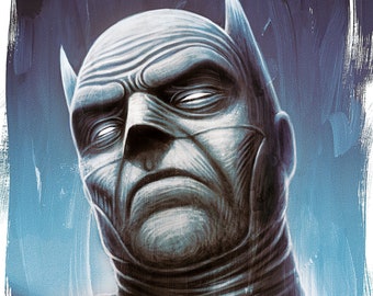 The 'Batman' Print, DC Comics character, superhero, gift for comics fan/ lover