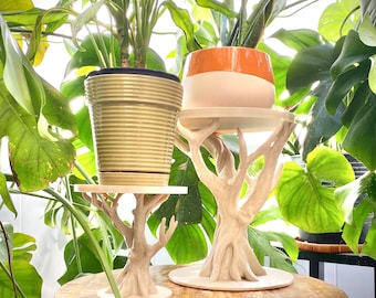 Supporto per piante in stile rustico: espositore per interni in PLA stampato in 3D
