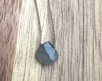 Grey Moonstone Necklace