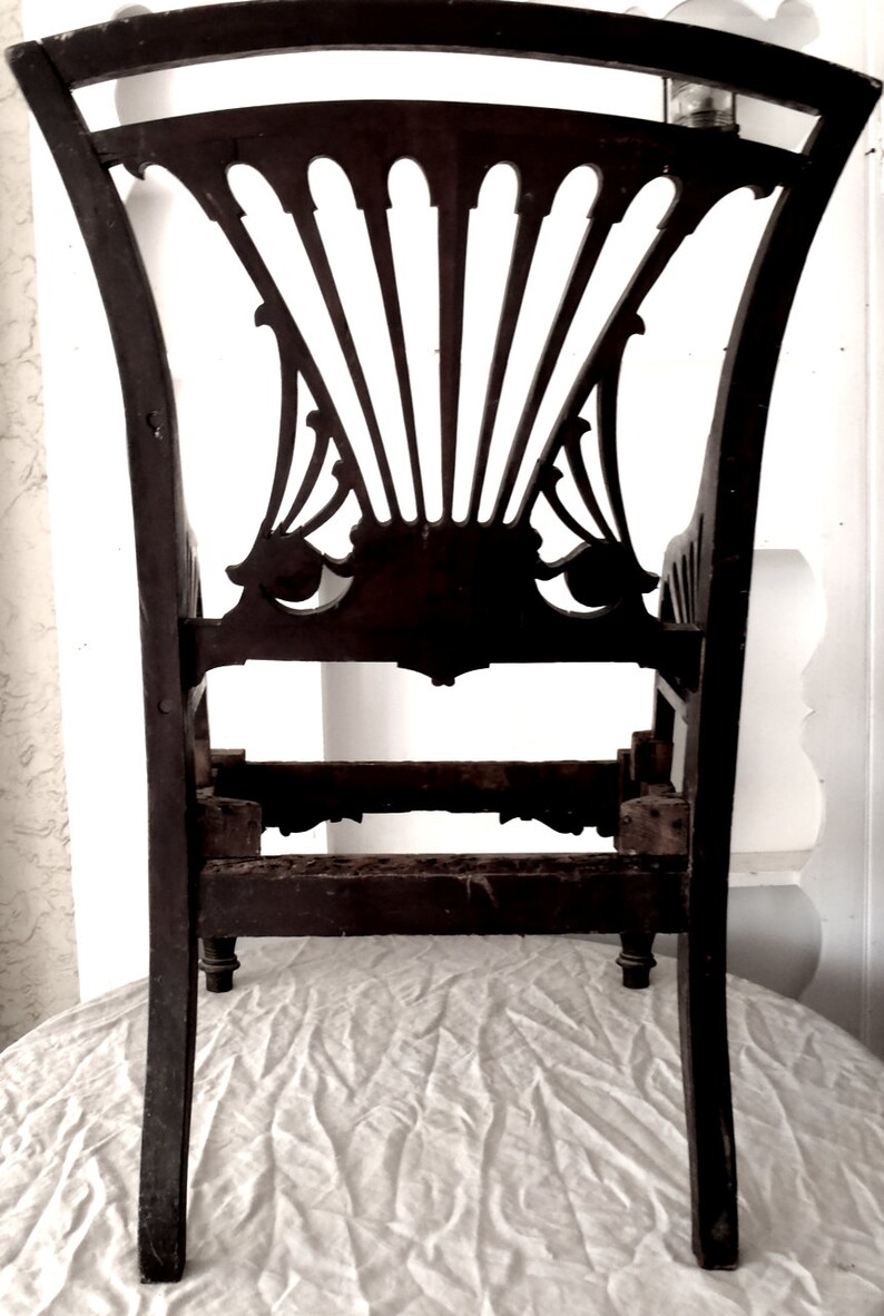 Antique Arm Chair Victorian Gentleman's Deconstructed Etsy