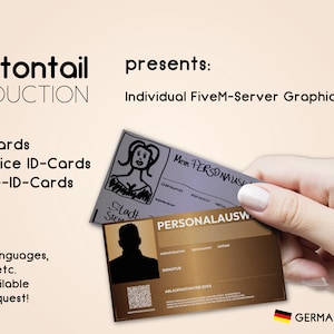 FiveM Anpassbare Ausweis-Karten (Deutsche Version) STANDARD