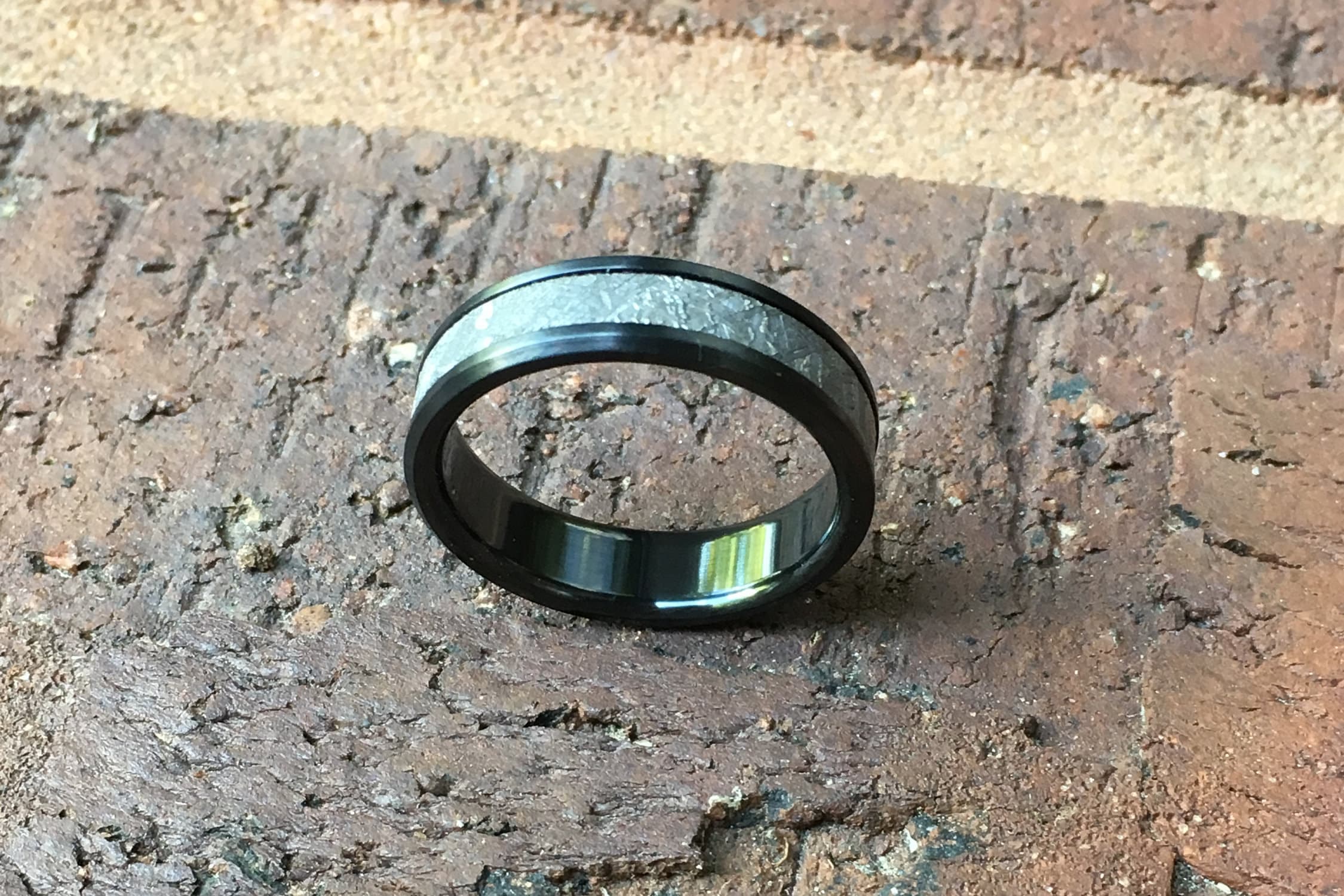 Black Zirconium Meteorite Flat