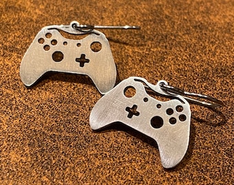 Titanium Game Controller Earrings