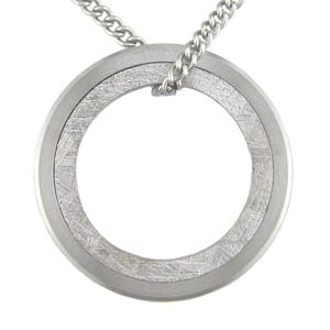 Meteorite Pendant Ring