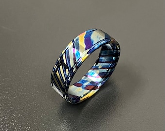 Multi Color Ring - Timascus Edge Lip