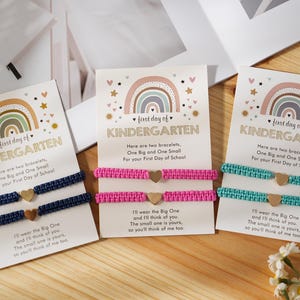 Mommy and Me Braided Cotton Bracelet Set: Back to School Gift