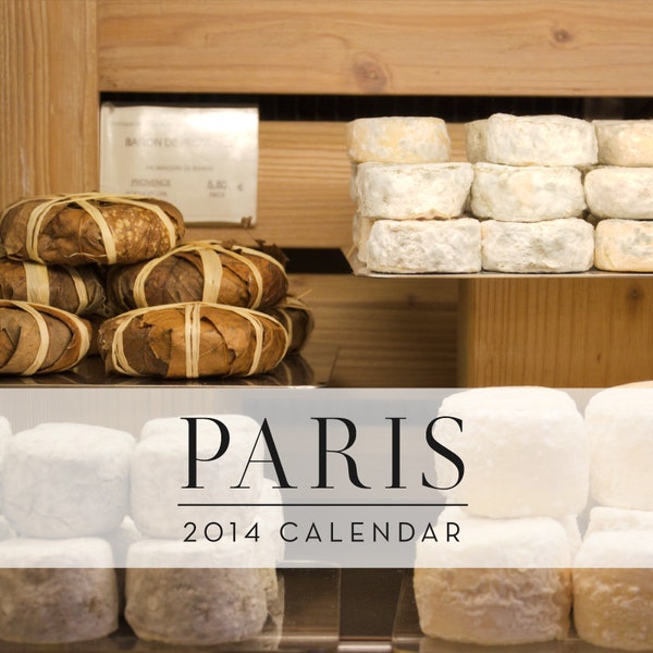 SALE, 2014 Calendar, Paris Calendar, Paris Photography by Nichole Robertson, French Calendar