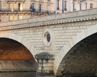 Impresión de París, Arte de pared extra grande "Bajo el puente", Impresión de arte fotográfico de París, Arte de gran tamaño, Fotografía de bellas artes Decoración de París