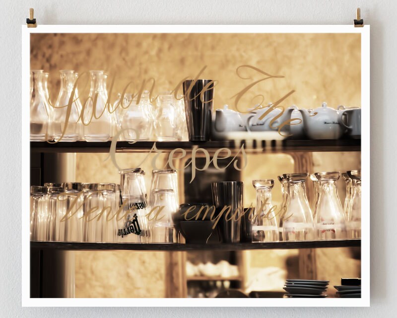 Paris Photography, “Crepes” Paris Print Extra Large Wall Art Prints, Paris Wall Decor