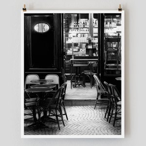 Paris Print, Black and White Photography, “Paris Noir 2” Extra Large Wall Art, Fine Art Print Paris Photography,  Film Noir