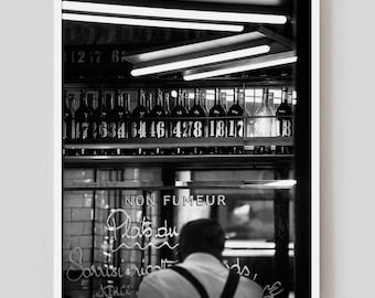 Paris Print, Black and White Photography, “Paris Noir 4” Extra Large Wall Art, Fine Art Print Paris Photography,  Film Noir