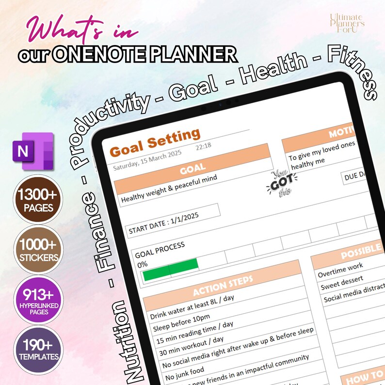 Task Cards In Onenote Onenote Template Planner 2025 2026 | Project Management | Onenote ...