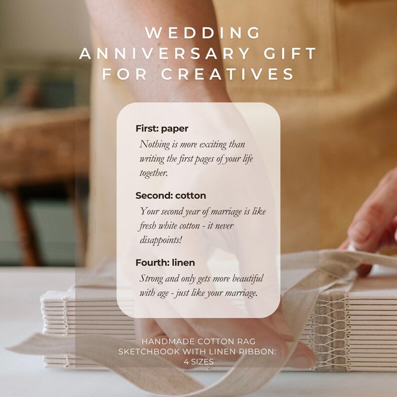 Handmade Cotton Rag Sketchbook: 210gsm khadi pages for watercolour. Bestseller lay flat art journal. image 10