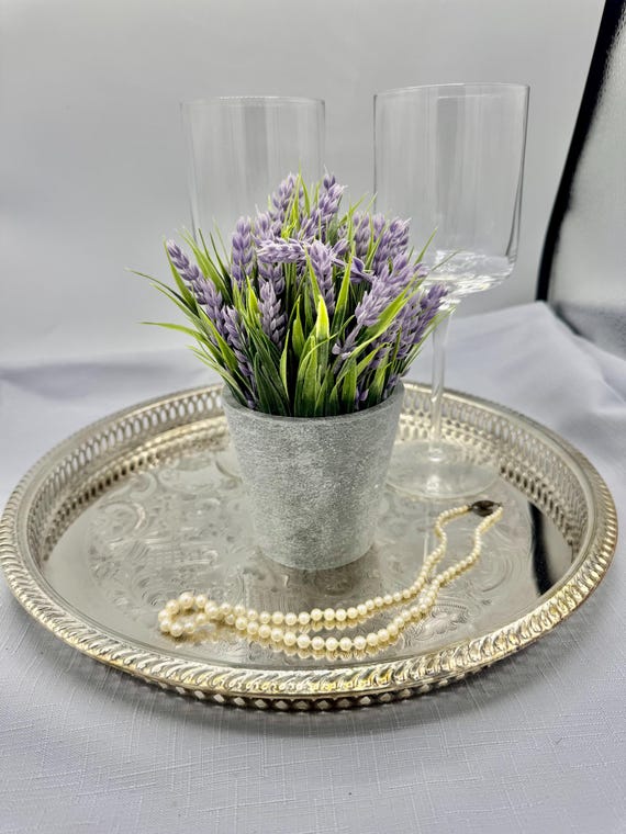 Vintage Marlboro Plate by Morton Parker Pierced-walled Silver