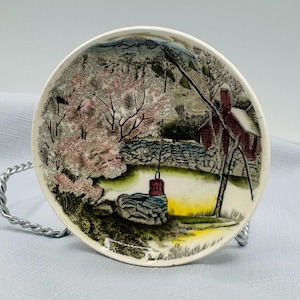 Vintage Johnson Brothers Friendly Village miniture collection called &quot;The Well&quot; Rare find. Made in England