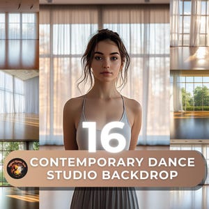 Contemporary Dance Studio Backdrop Dance Poster Dance Stage Background Stage Backdrop Dance Background Digital Dance Backdrop Photoshop PNG
