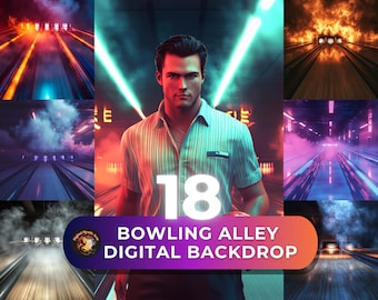 Sfondo sportivo Poster sportivo Sfondo bowling Poster bowling Sfondo digitale bowling Banner bowling Modello Photoshop bowling Fiamme