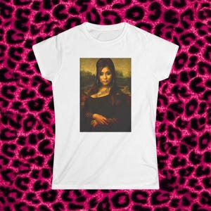 Camiseta Snooki Jersey Shore com pintura justa Y2K anos 2000 fofa