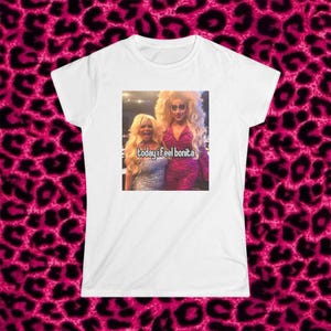 Hoje eu me sinto bonita Trisha Paytas camiseta justa engraçada e icônica da Drag Queen