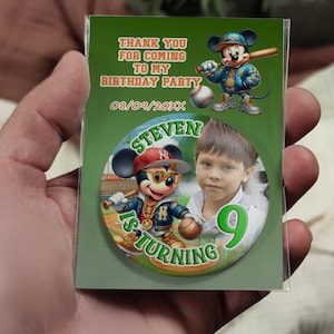 Thank You Magnet / Thanks To Guests / Personalized Gift For Guests / Opener, Mirror / Custom Fridge Magnet / Birthday Gift / Any Age