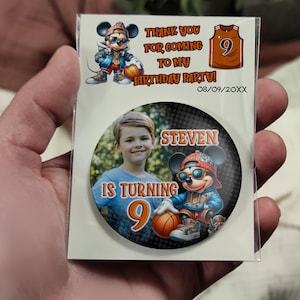Thank You Magnet / Thanks To Guests / Personalized Gift For Guests / Opener, Mirror / Custom Fridge Magnet / Birthday Gift / Any Age