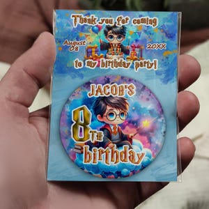 Thank You Magnet / Thanks To Guests / Personalized Gift For Guests / Opener, Mirror / Custom Fridge Magnet / Birthday Gift / Any Age