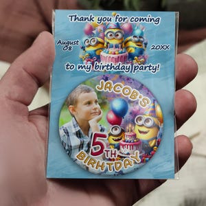 Thank You Magnet / Thanks To Guests / Personalized Gift For Guests / Opener, Mirror / Custom Fridge Magnet / Birthday Gift / Any Age