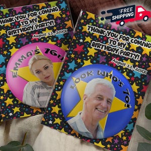 Thank You Magnet / Thanks To Guests / Personalized Gift For Guests / Opener, Mirror / Custom Fridge Magnet / Birthday Gift / Any Age