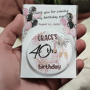 Thank You Magnet / Thanks To Guests / Personalized Gift For Guests / Opener, Mirror / Custom Fridge Magnet / Birthday Gift / Any Age